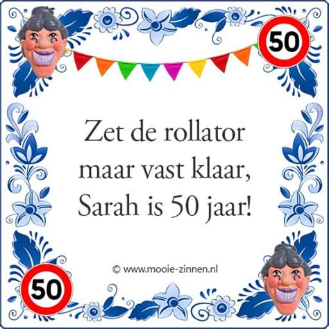 110 Mooie Sarah 50 Jaar Spreuken en Teksten voor。